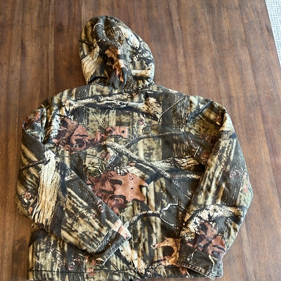 Mossy Oak Break Up Infinite Camo Coat Boys 20-22 (appx Women's M), insulated - Picture 8 of 9